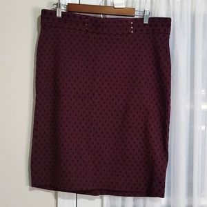 Stretch material pull on skirt size XL